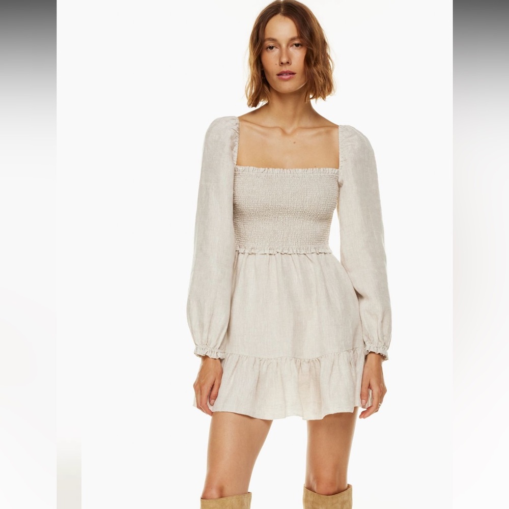 NWT Aritzia Wilfred New Tempest Linen Dress